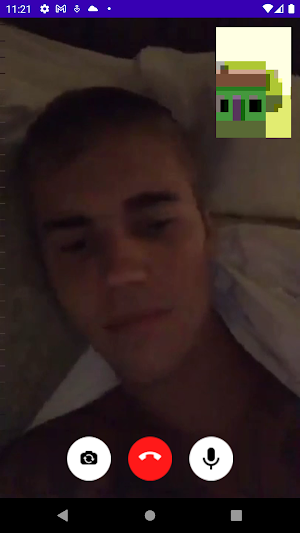 Justin Bieber Fake Video Call Screenshot 3