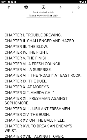 Book, Frank Merriwell at Yale Screenshot 2