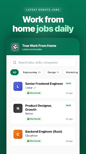 Work From Home Jobs Screenshot 0