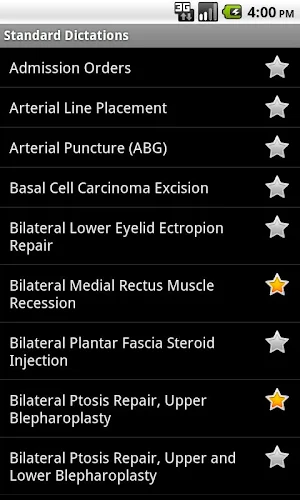Standard Dictations Screenshot 0