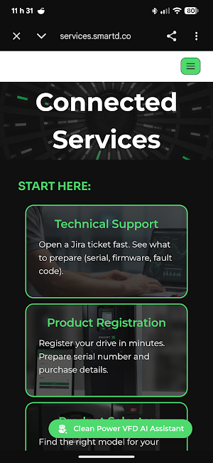 Clean Power VFD Screenshot 2