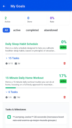 Wellbeing Coach AI Screenshot 2