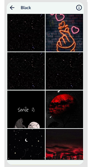 Black Wallpaper Screenshot 1