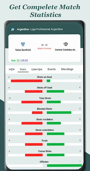 Football Live: Soccer Goals Screenshot 2