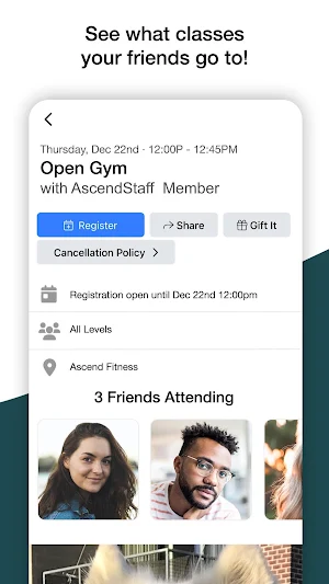 Ascend Fitness 414 Screenshot 2