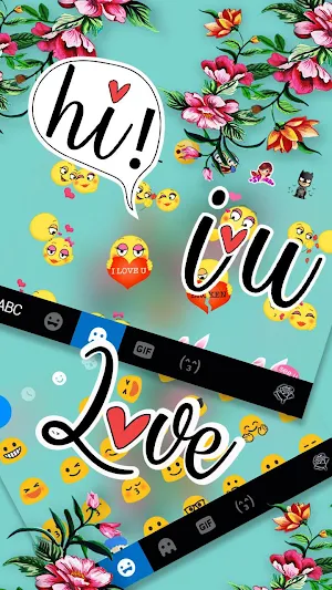 Summer Time Flowers Keyboard Theme Screenshot 2