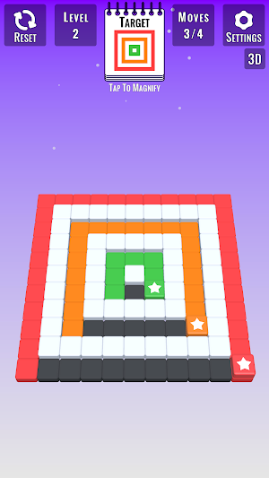 Color Swipe Puzzle 3D Screenshot 0