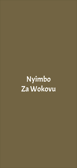 Nyimbo Za Wokovu Swahili Screenshot 0