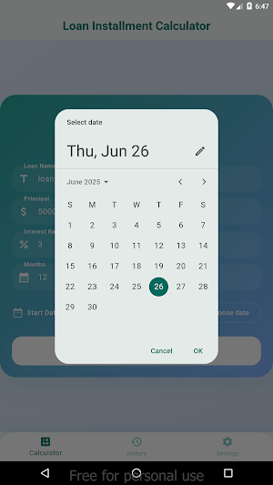 Installment Planner Screenshot 1
