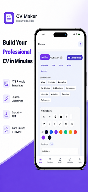 Resume Builder – Job CV Maker Screenshot 3