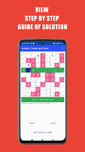 Sudoku Creator and Solver App Screenshot 2
