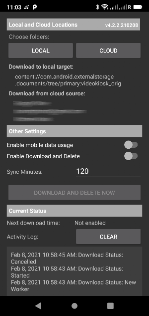 Cloud Download Screenshot 0
