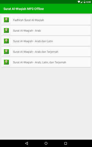 Surat Al-Waqi'ah MP3 Offline + Terjemah Screenshot 0