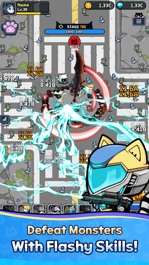 Cat Fortress : Idle Defense Screenshot 0