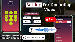Ozil-Background Video Recorder Screenshot 1