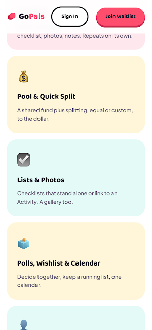 GoPals Screenshot 1