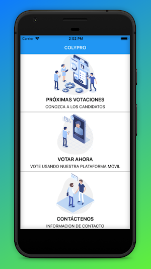 Votaciones COLYPRO Screenshot 1