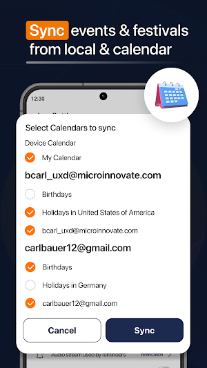 Calendar 2024: Set Reminders Screenshot 1