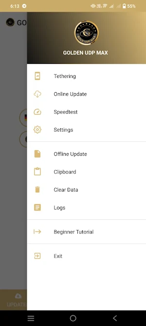 Golden Udp Max Screenshot 1