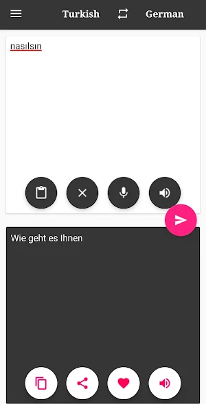 Turkish-German Translator Screenshot 1