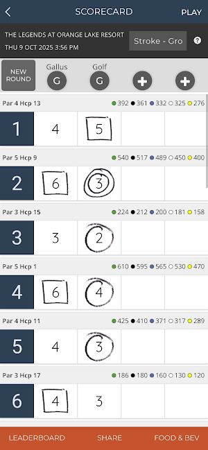 Orange Lake Golf Screenshot 1