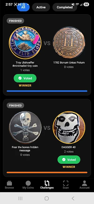 Challenge Coin Check C/B/S/T Screenshot 2