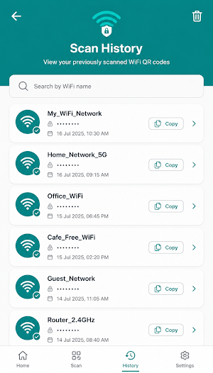 WiFi QR Password Scanner Screenshot 2