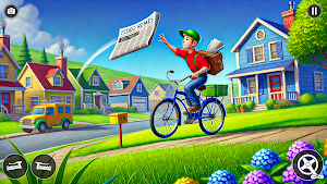 Paper Boy Delivery Games Screenshot 2
