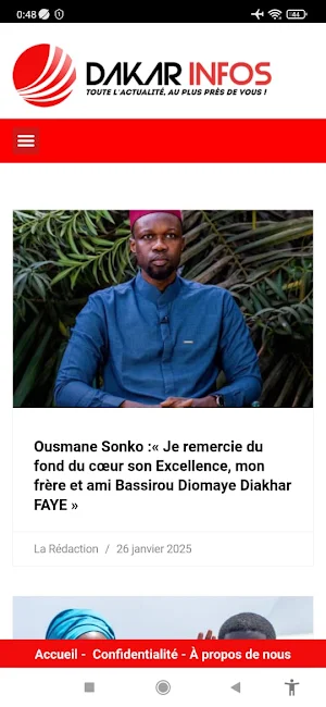 Dakar Infos Screenshot 3