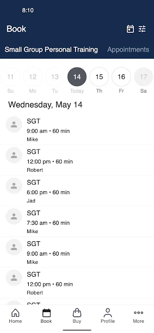 Kondition. Screenshot 1