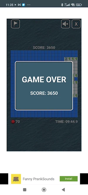 Battleship Minesweeper Screenshot 1