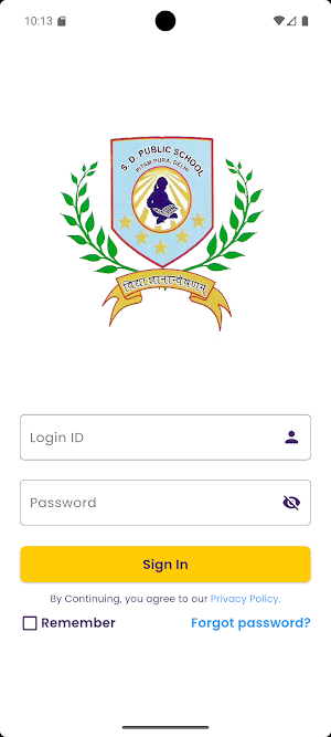 S D Public School Screenshot 0