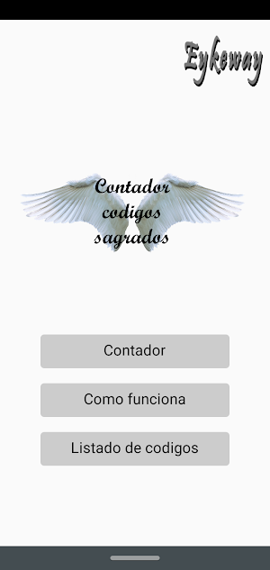 Contador códigos sagrados Screenshot 3