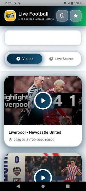 Live Football & Soccer TV HD Screenshot 0
