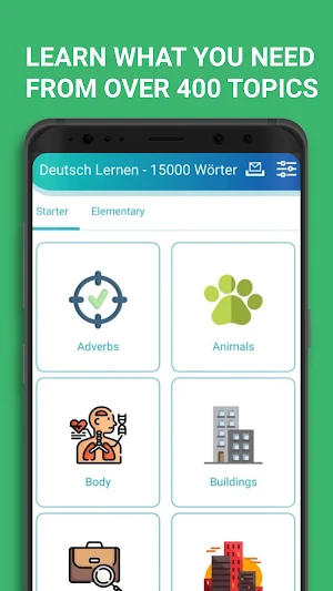 Learn German Vocabulary Online Screenshot 1