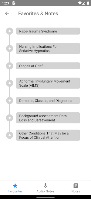 Psychiatric Nursing Screenshot 1