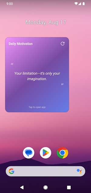 Daily Motivation Widget Screenshot 3