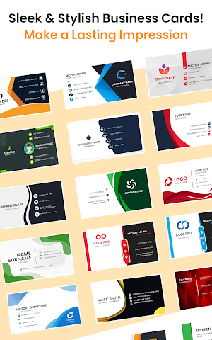 Business Card Maker & Editor Screenshot 1