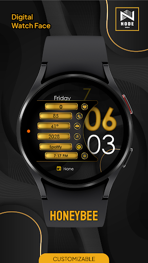 HoneyBee Watch Face Nodeshaper Screenshot 0
