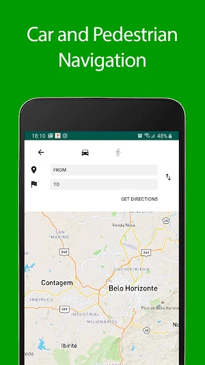 Belo Horizonte Offline Map and Travel Guide Screenshot 1