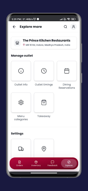 Bhookingo Restaurant Partner Screenshot 1