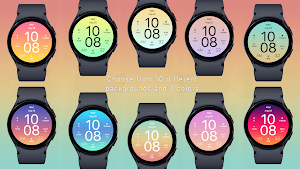Gradient Heaven Watch Face Screenshot 0