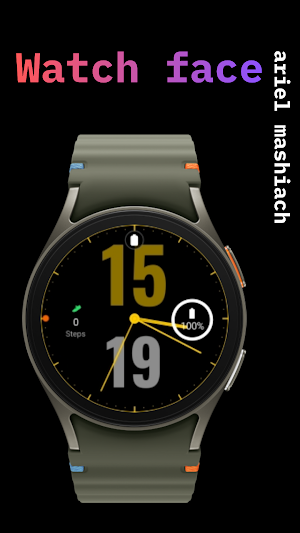 digital+analog watch face Screenshot 0
