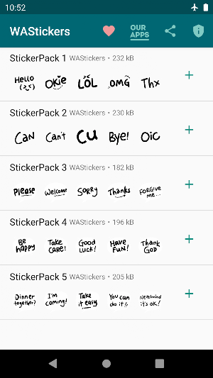 English Daily Talks Stickers Screenshot 1