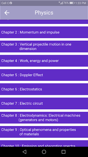 Grade 12 Physical Sciences Screenshot 2