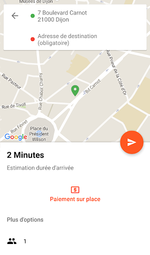 Taxi Dijon Screenshot 1
