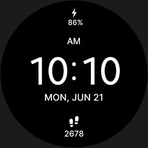 Dark Black Watch Face Screenshot 3