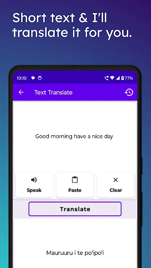 English To Tahitian Translator Screenshot 2