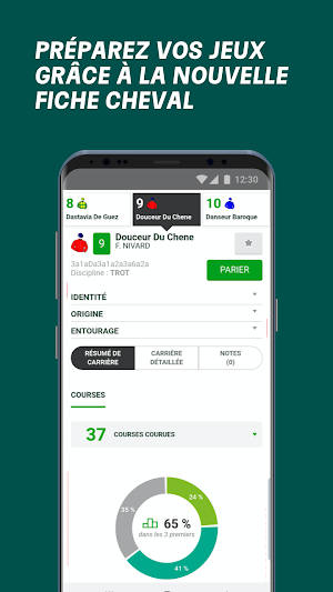 PMU Hippique – Courses, Turf, Quinté, Tiercé, Pari Screenshot 1