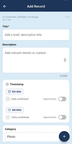 SafeCase - Document Organiser Screenshot 2